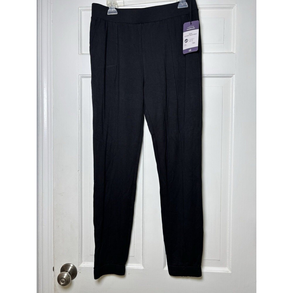 CAbi At Ease Track Jogger Black Pants #3105 Women’s Size Medium